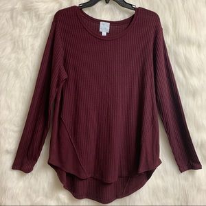 Sunday Brand Waffle Knit top